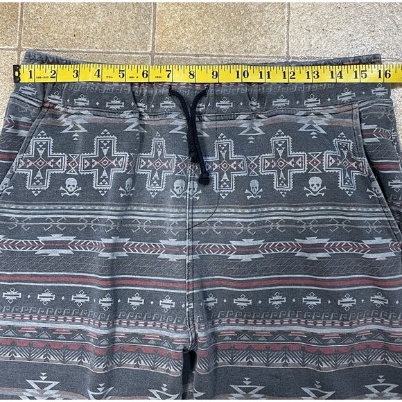 Beautiful Giant Jogger Men’s Large Gray Pull On Southwestern Aztec Sweatpants - Picture 3 of 13